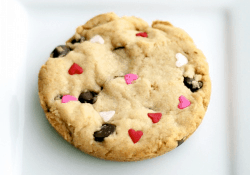 Valentine's Day Chocolate Chip Heart Cookies by Love From The Oven Valentine's Day Chocolate Chip Heart Cookies by Love From The Oven