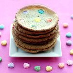 conversation heart sugar cookies