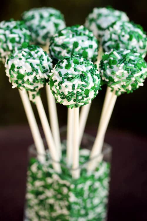 green cake pop