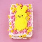 peeps stuffed rice crispy treats
