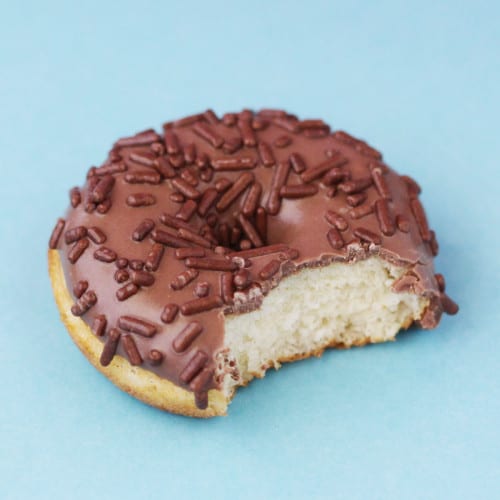chocolate covered donuts