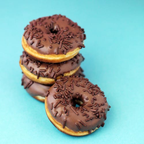 chocolate sprinkle donuts
