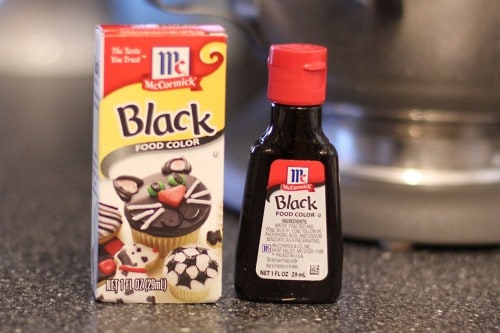 black food coloring
