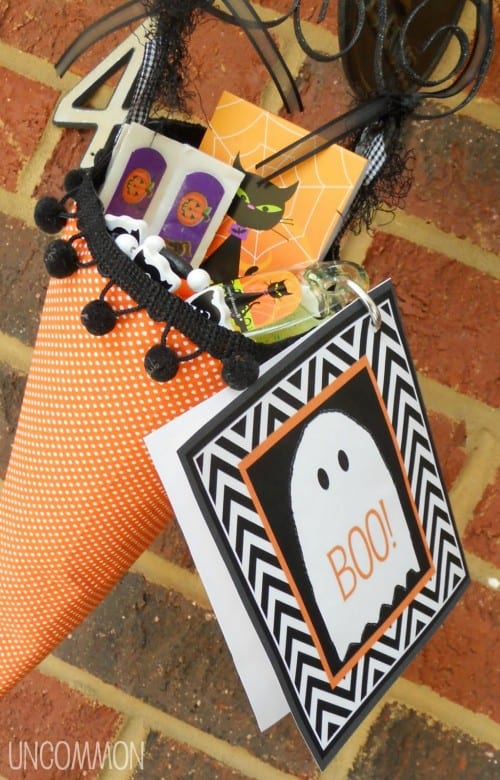 boo cone up close