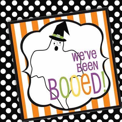booed printable