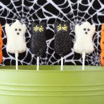 chocolate dipped peeps for halloween
