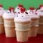 Christmas Cupcake Cones Christmas Cupcake Cones