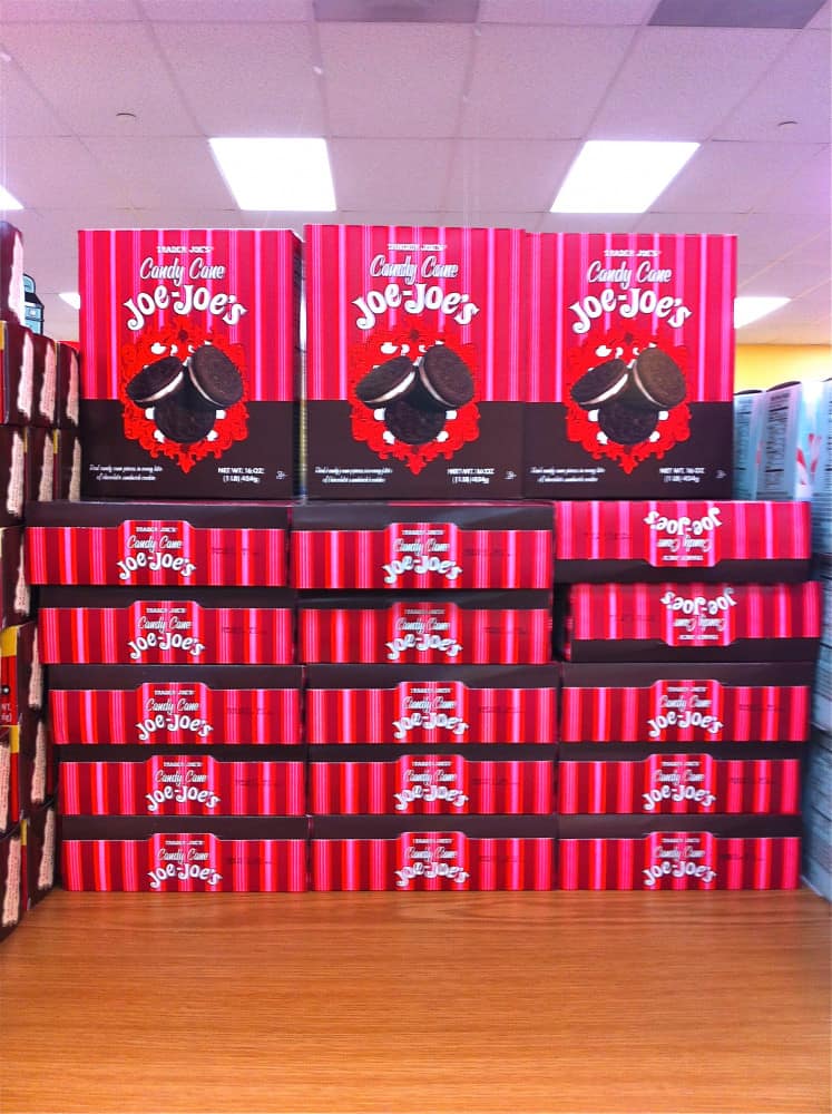 Candy Cane Joe Joes at Trader Joes