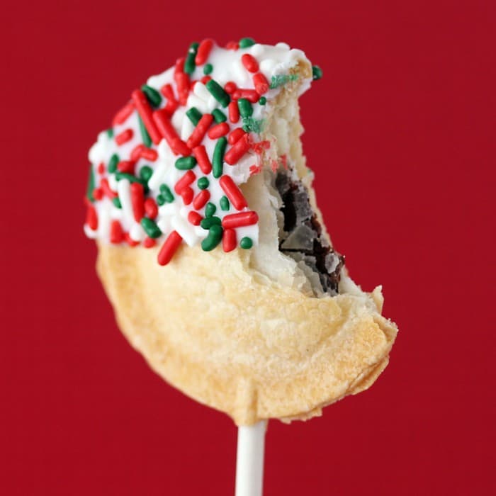 chocolate pie pop bite