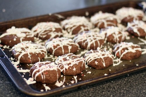 peppermint bark cookies