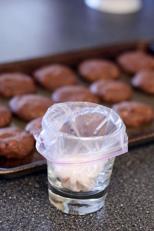 peppermint bark topping
