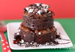 Candy Cane Cookie Crunch Brownies by Love From The Oven Candy Cane Cookie Crunch Brownies by Love From The Oven