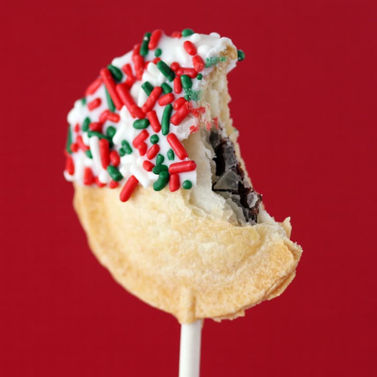 chocolate pie pop bite chocolate pie pop bite