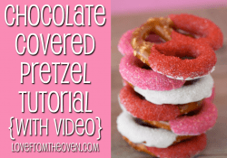 How To Make Chocolate Covered Pretzels With Video Tutorial by Love From the Oven