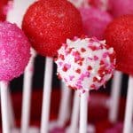 pink and red cake pops pink and red cake pops
