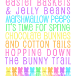 Easter PEEPS Subway Art from Love From The Oven Easter PEEPS Subway Art from Love From The Oven