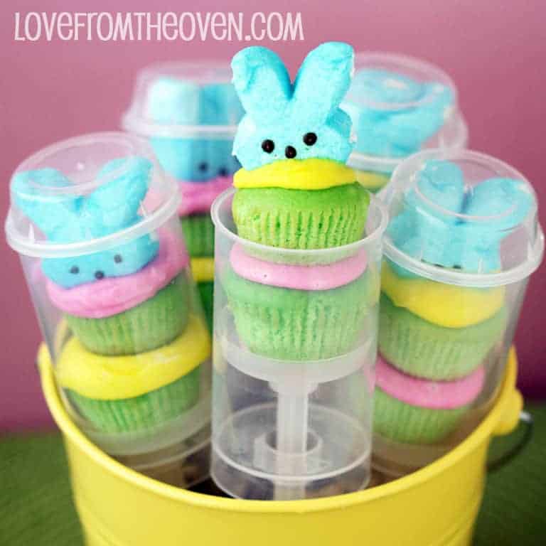 Love From The Oven's Cupcake Push Pop Peeps