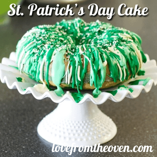 St Patrick's Day Cake at Love From The Oven