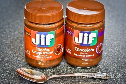 JIF Chocolate Hazelnut Spread S'mores Crunch Brownies by Love From The Oven-2-4
