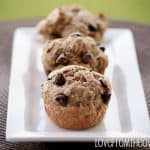 chocolate chip cookie muffins