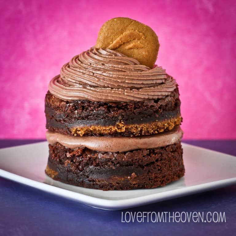 Mocha Cappuccino Hazelnut Biscoff Brownies