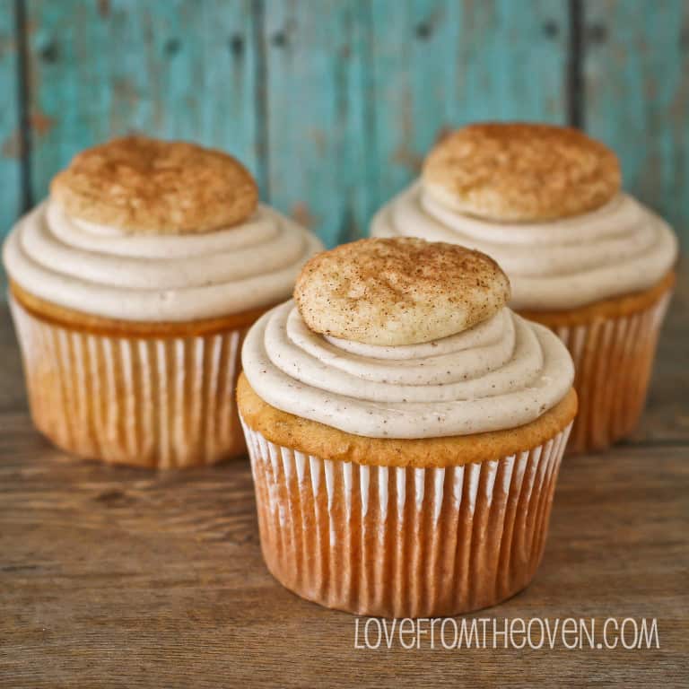 Snickerdoodle Cupcakes 