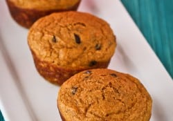 Chocolate Chip Pumpkin Muffins by Love From The Oven
