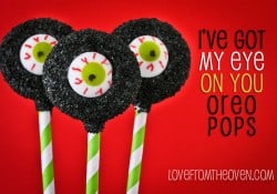I've Got My Eye On You Oreo Pops by Love From The Oven I've Got My Eye On You Oreo Pops by Love From The Oven