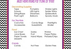 Love From The Oven Trunk Or Treat List Love From The Oven Trunk Or Treat List