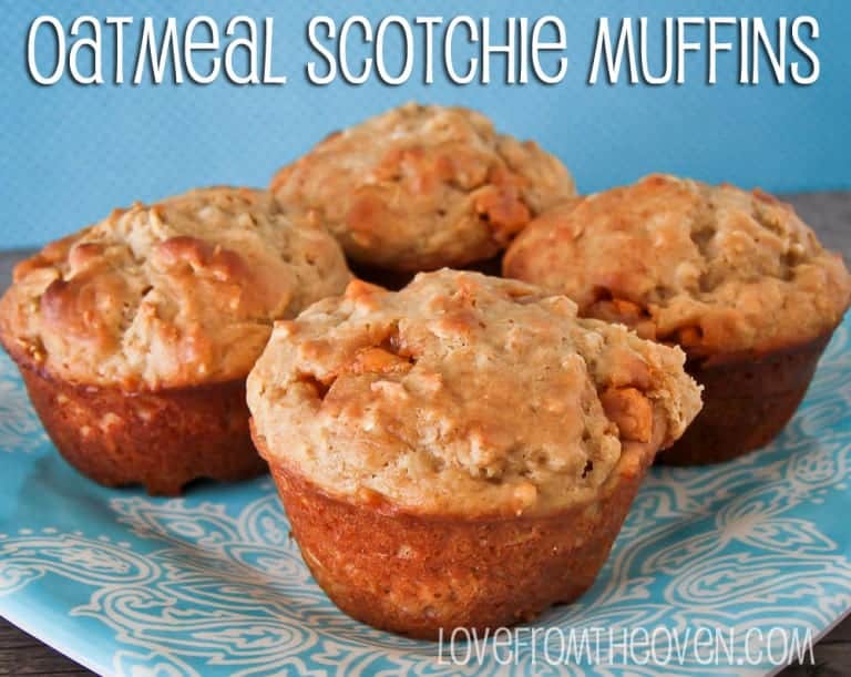 Oatmeal Scotchie Muffins