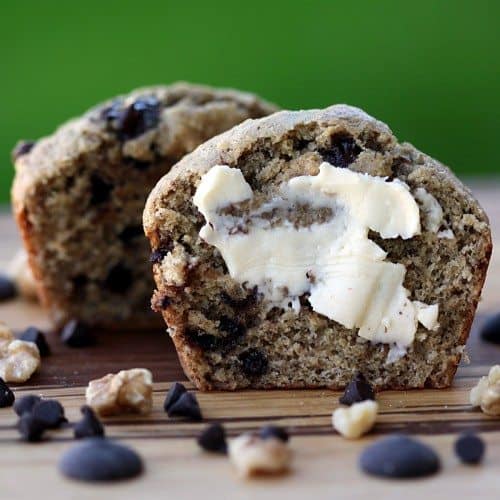 Banana Chocolate Chip Muffins