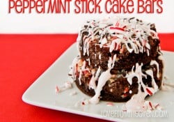 Peppermint Stick Cake Bars by Love From The Oven Peppermint Stick Cake Bars by Love From The Oven