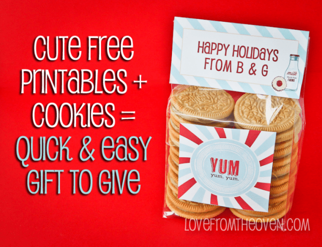 Free Christmas Printable Cookie Idea at Love From The Oven
