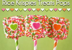 Rice Krispies Treat Pops by Love From The Oven