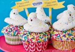 Anniversary PEEPS Cupcakes by Love From The Oven Anniversary PEEPS Cupcakes by Love From The Oven