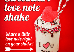 Sweetheart Love Note Shake by Love From The Oven Sweetheart Love Note Shake by Love From The Oven
