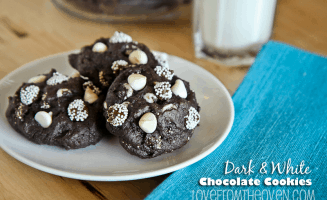 Dark And White Chocolate Cookie Recipe at Love From The Oven