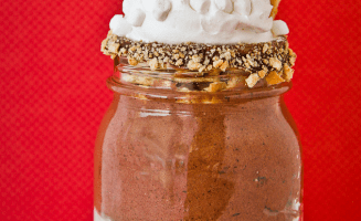 No Bake S'mores Mousse Jars at Love From The Oven No Bake S'mores Mousse Jars at Love From The Oven