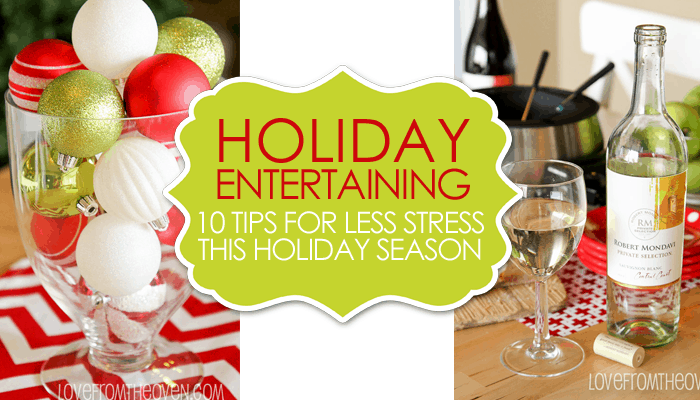 Holiday Entertaining Tips