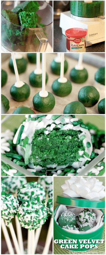 Green Velvet Cake Pops