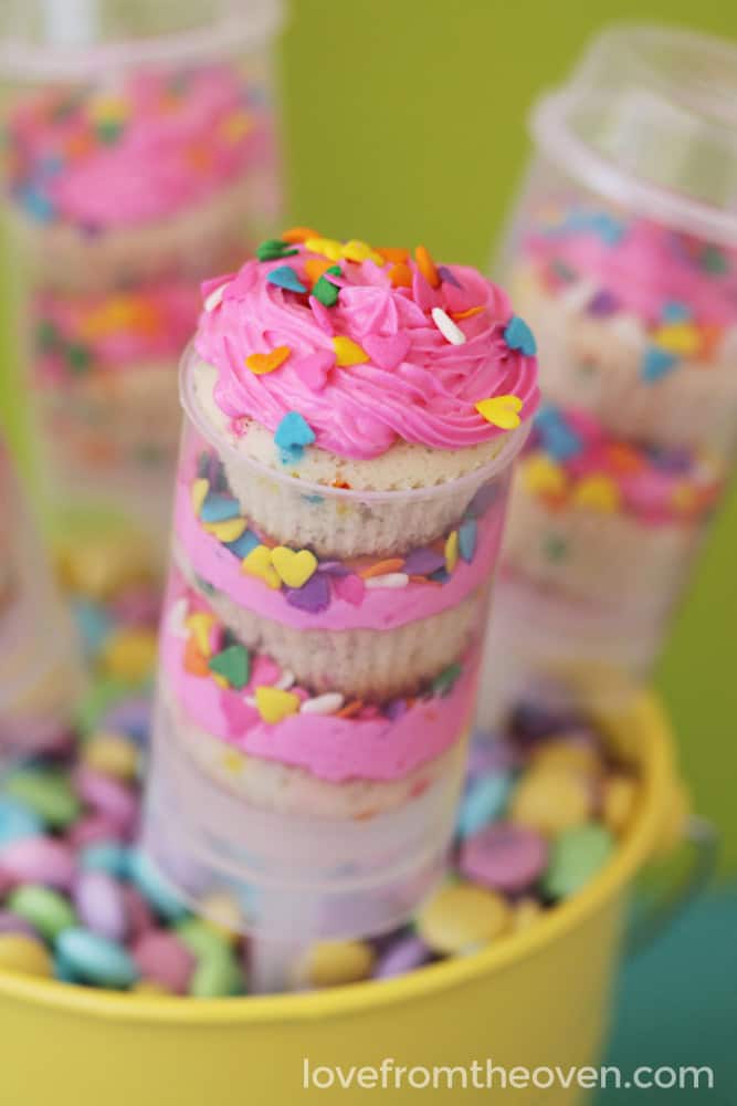 Cupcake Push Pop Peeps • Love From The Oven