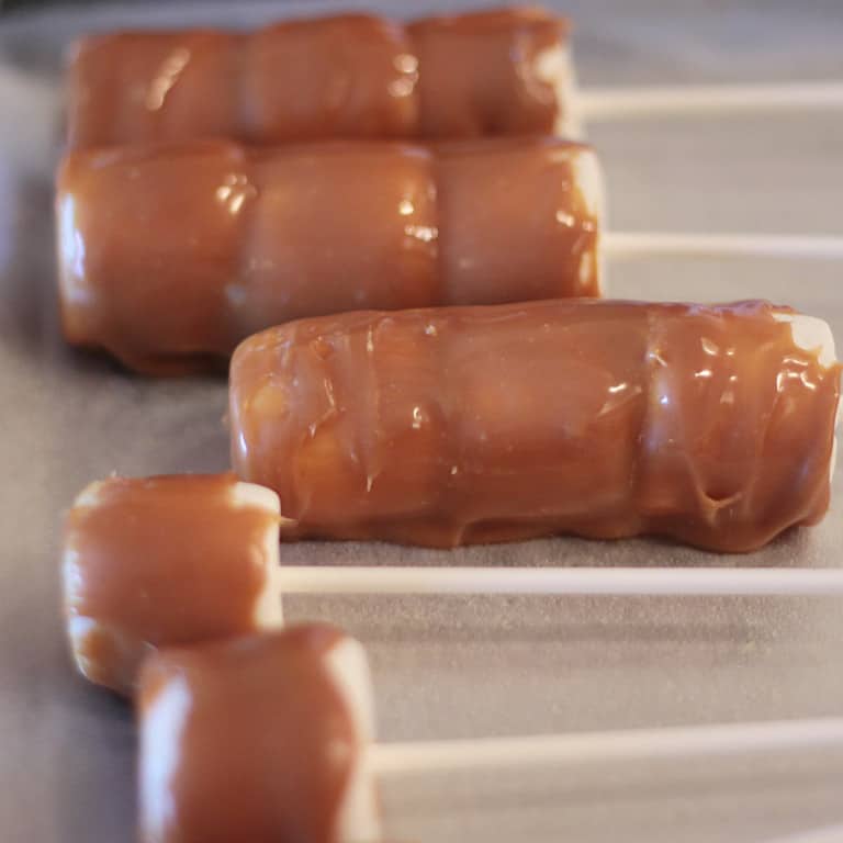 caramel covered marshmallows Love From The Oven