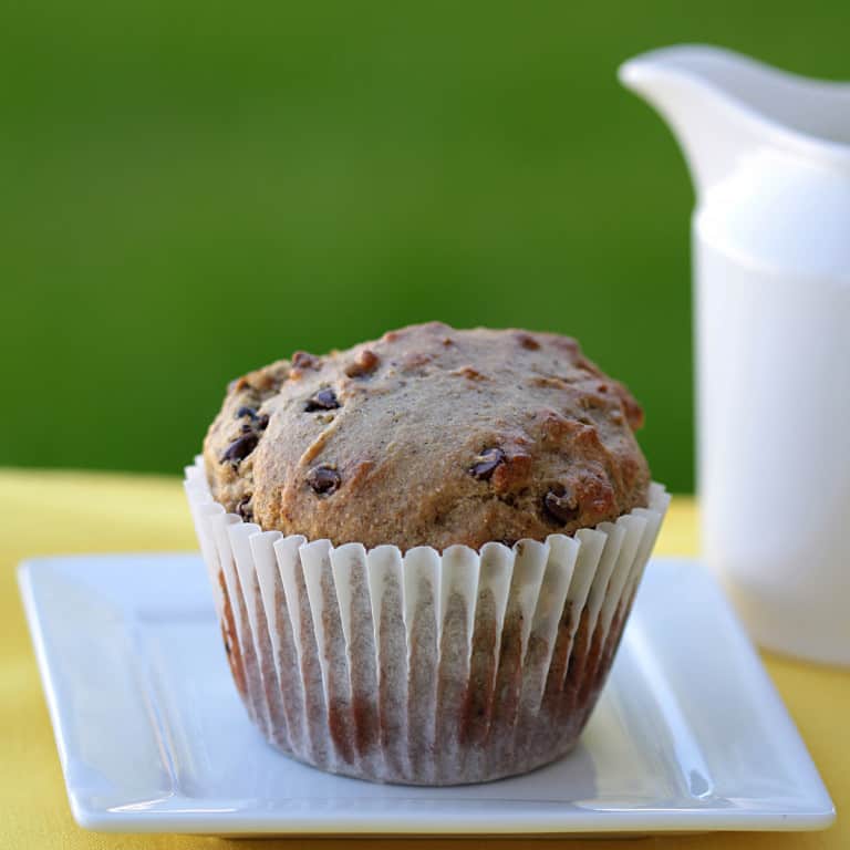 Banana Chocolate Chip Muffin Recipe Muffin Makeovers • Love From The Oven