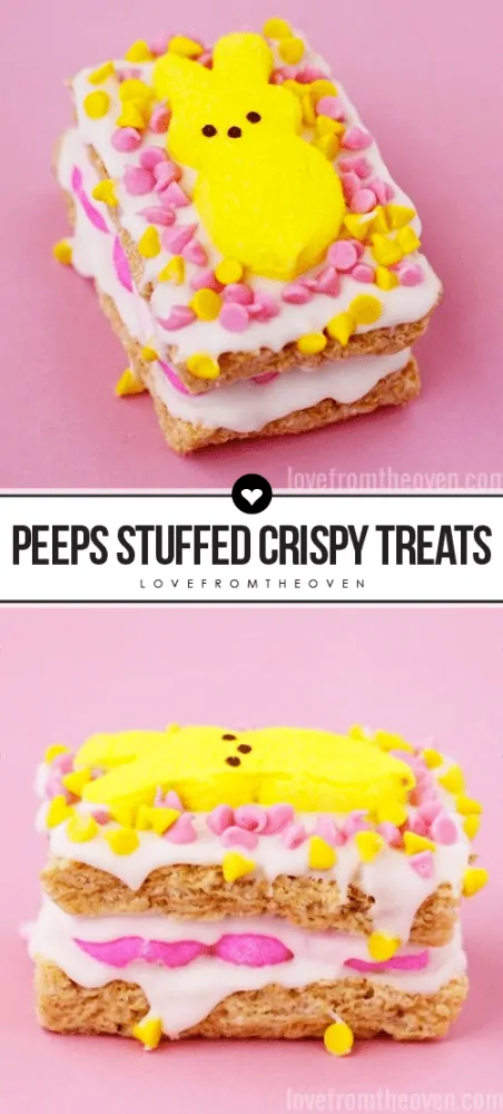 Peeps Stuffed Rice Krispies Treats