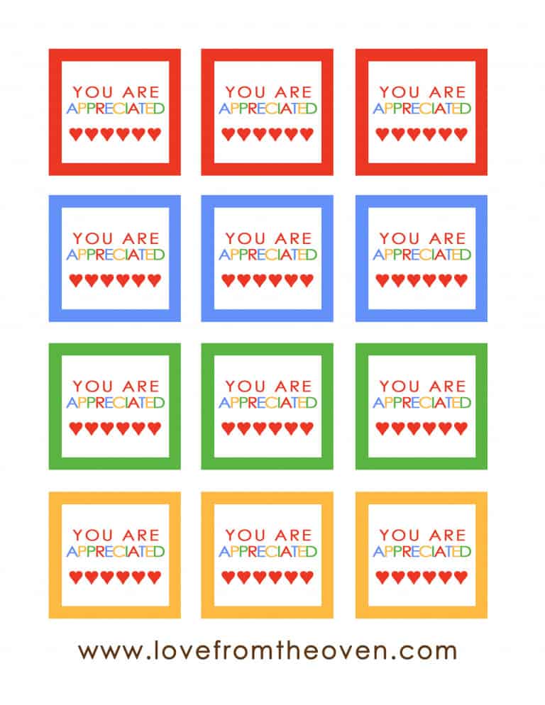Rainbow Squares Printable copy - Love From The Oven