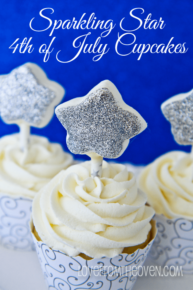 Sparkle Star Cupcakes