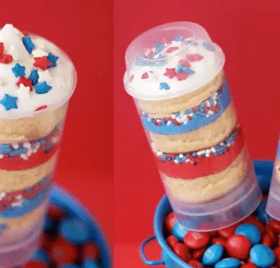 Red White And Blue Push Pops
