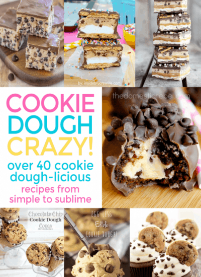 Pictures of different cookie dough recipes