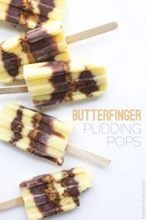 Butterfinger Pudding Pops