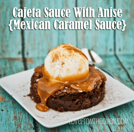 Cajeta Sauce Topped Brownies